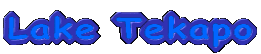 Lake Tekapo